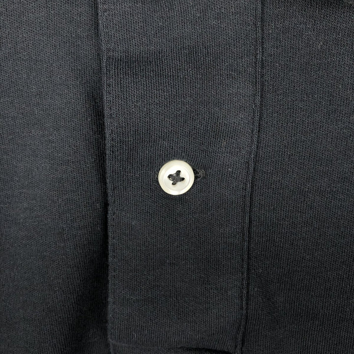 Ralph Lauren POLO by Ralph Lauren short sleeve polo shirt, men's size L cotton black type Vintage Second Hand
