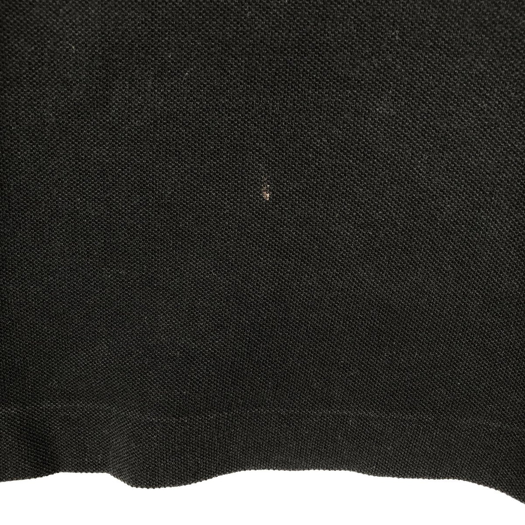 Lacoste LACOSTE French design short sleeve polo shirt No. 7 Men's XXL equivalent cotton black type Vintage Second Hand