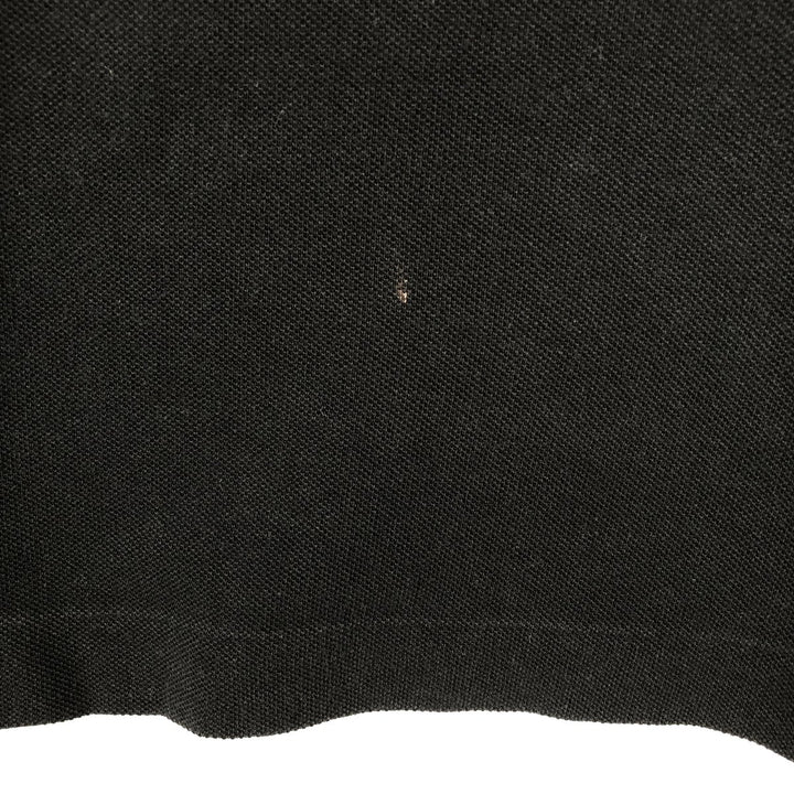 Lacoste LACOSTE French design short sleeve polo shirt No. 7 Men's XXL equivalent cotton black type Vintage Second Hand