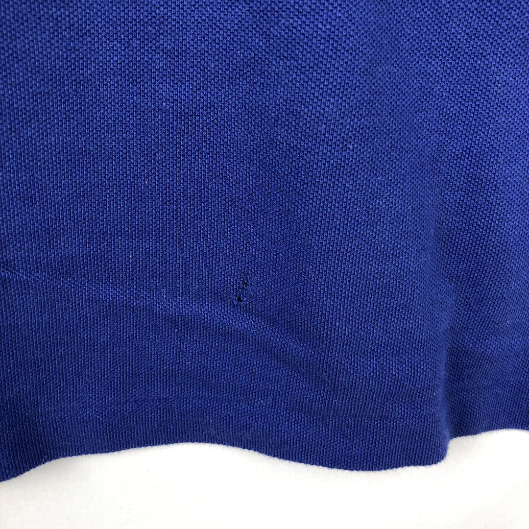 Ralph Lauren POLO by Ralph Lauren short sleeve polo shirt, men's size L cotton blue type Vintage Second Hand