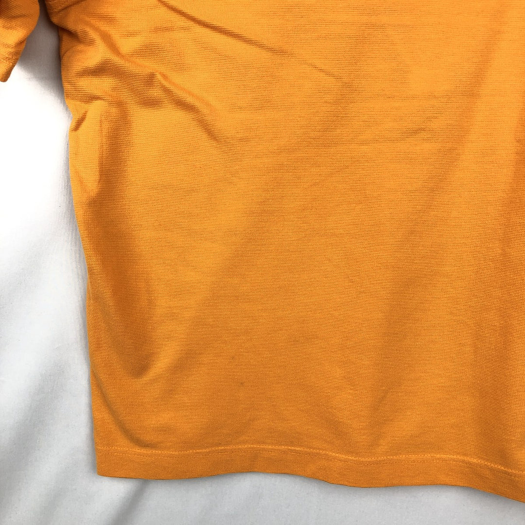 Lacoste LACOSTE Short Sleeve Polo Shirt Size 5 Men's L cotton orange type Vintage Second Hand