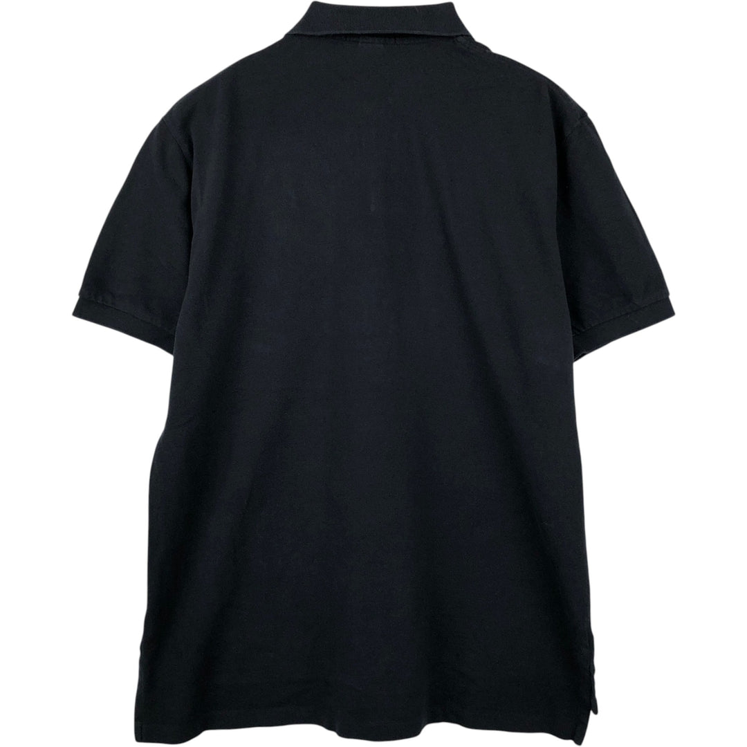 Ralph Lauren POLO by Ralph Lauren short sleeve polo shirt, men's XL size cotton black type Vintage Second Hand