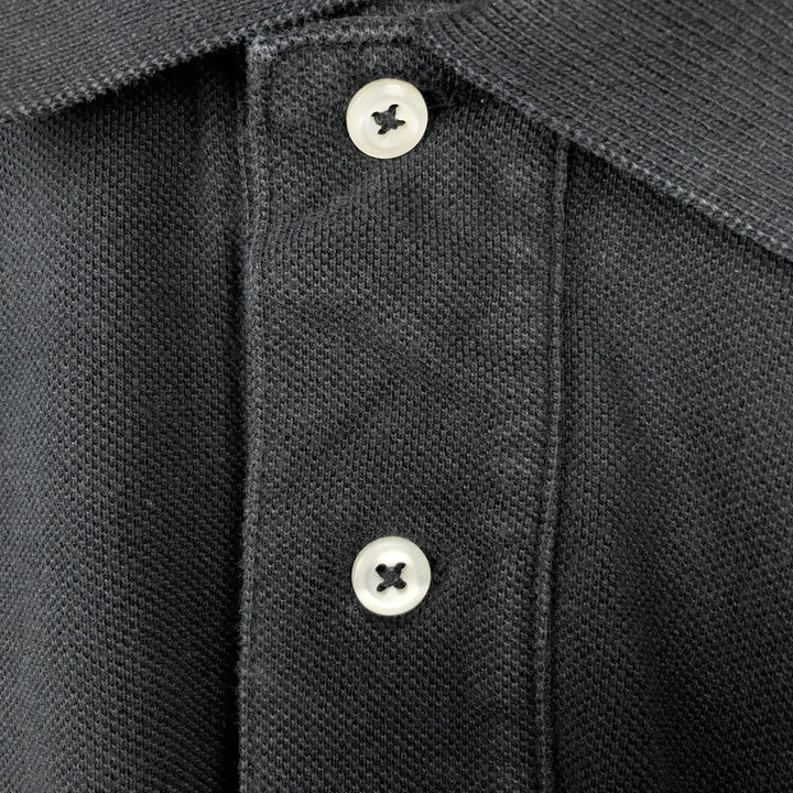 Ralph Lauren POLO by Ralph Lauren short sleeve polo shirt, men's XL size cotton black type Vintage Second Hand