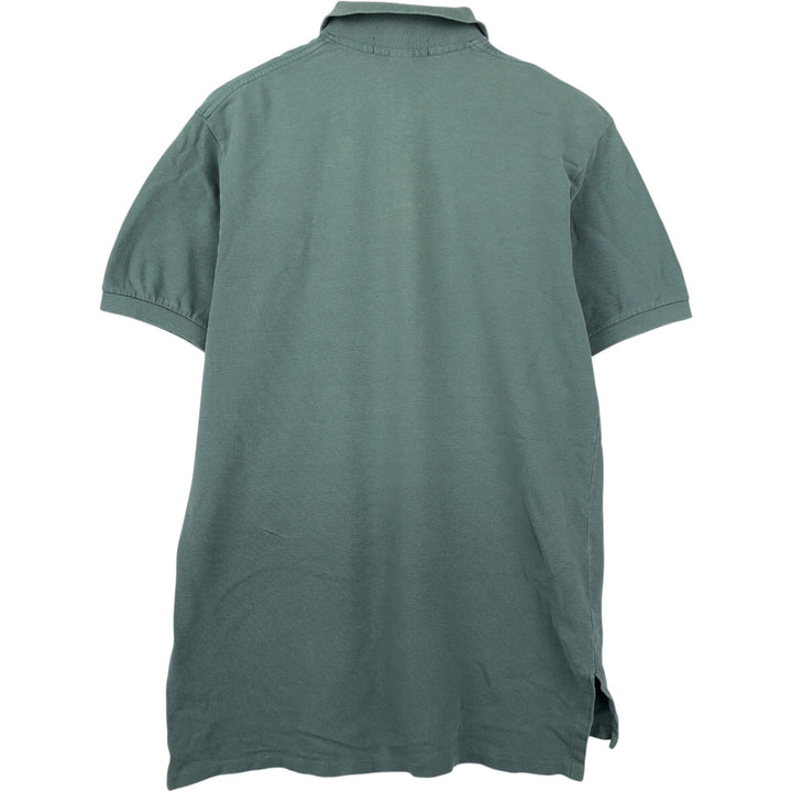 Vintage 90'S Ralph Lauren POLO by Ralph Lauren short-sleeved polo shirt, Made in USA, Men's size M cotton Khaki type Vintage Second Hand