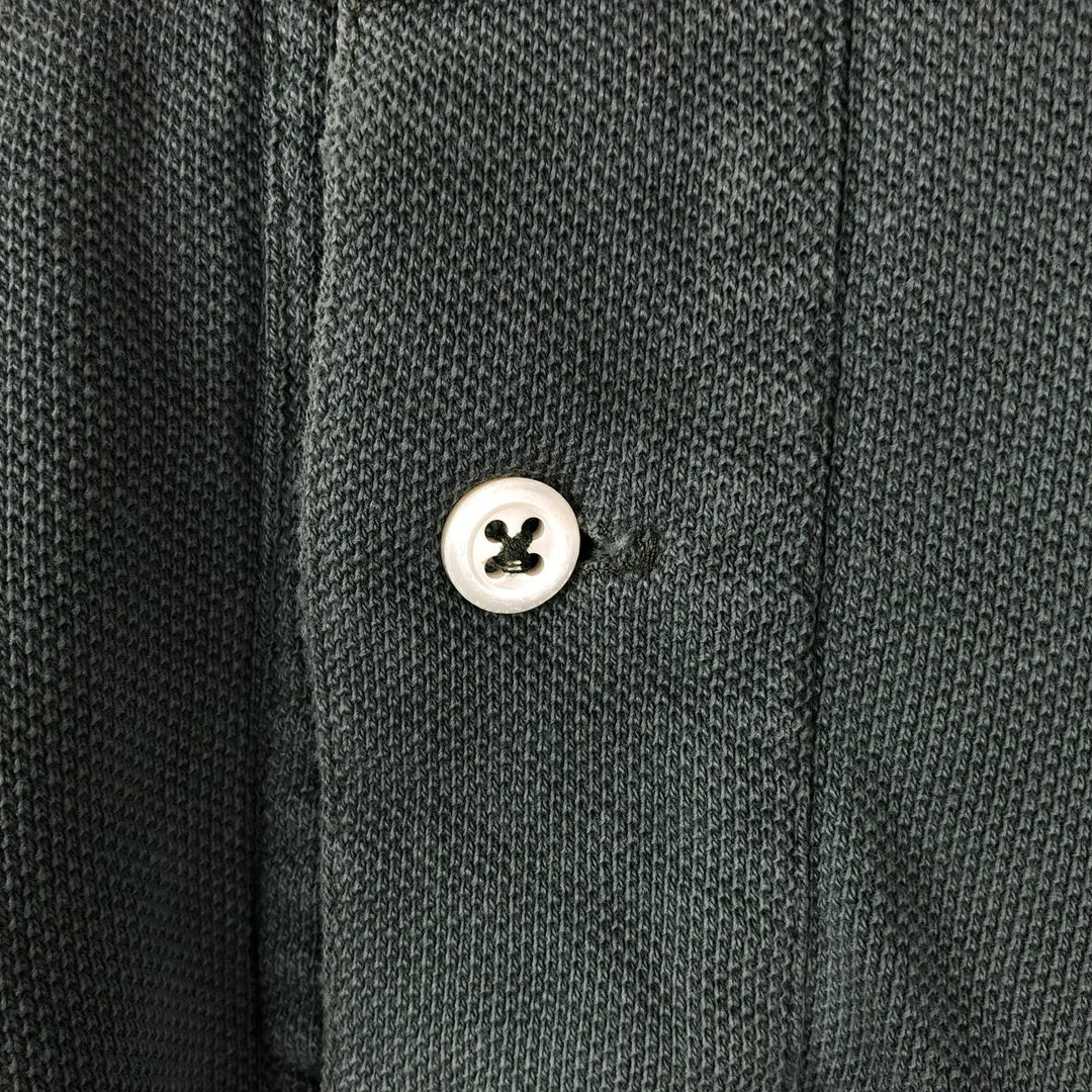 Vintage 90'S Ralph Lauren POLO by Ralph Lauren short-sleeved polo shirt, Made in USA, Men's size M cotton Khaki type Vintage Second Hand