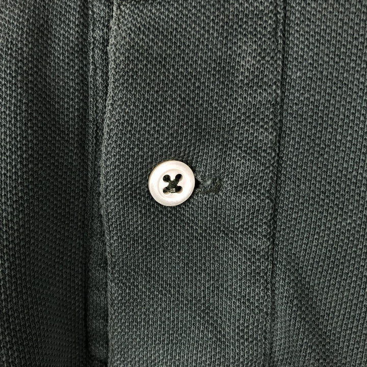 Vintage 90'S Ralph Lauren POLO by Ralph Lauren short-sleeved polo shirt, Made in USA, Men's size M cotton Khaki type Vintage Second Hand