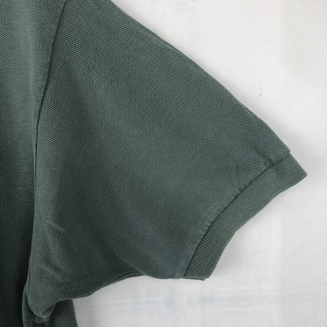 Vintage 90'S Ralph Lauren POLO by Ralph Lauren short-sleeved polo shirt, Made in USA, Men's size M cotton Khaki type Vintage Second Hand