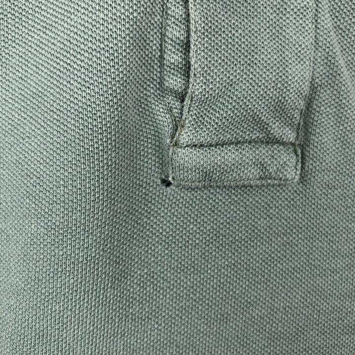 Vintage 90'S Ralph Lauren POLO by Ralph Lauren short-sleeved polo shirt, Made in USA, Men's size M cotton Khaki type Vintage Second Hand