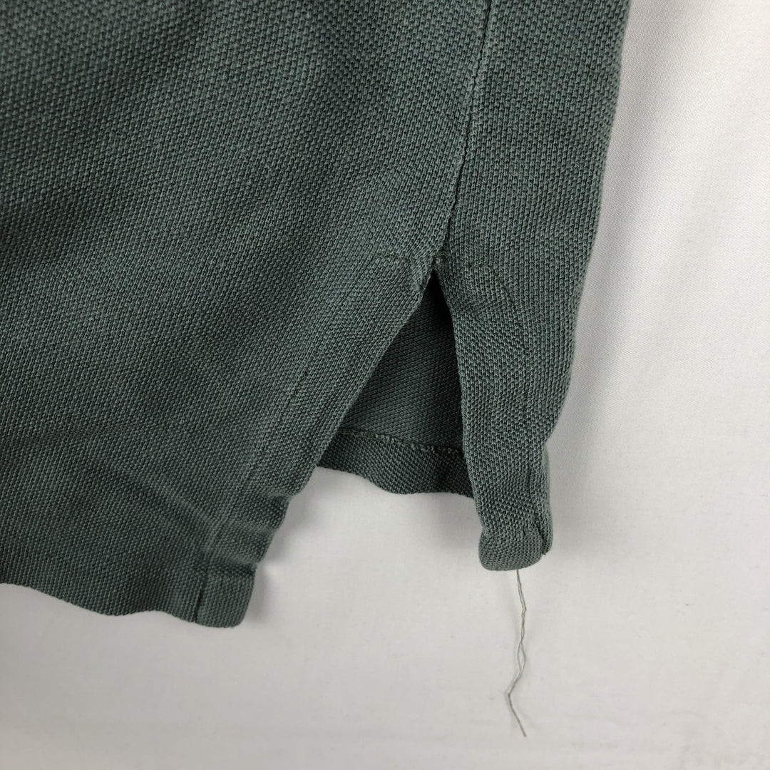 Vintage 90'S Ralph Lauren POLO by Ralph Lauren short-sleeved polo shirt, Made in USA, Men's size M cotton Khaki type Vintage Second Hand
