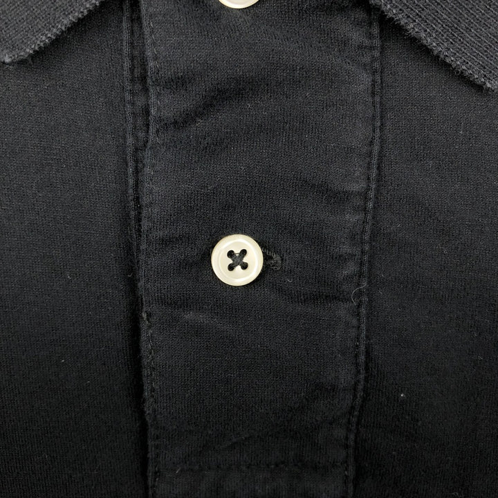 Ralph Lauren POLO by Ralph Lauren CUSTOM FIT short sleeve polo shirt, men's XL size cotton black type Vintage Second Hand