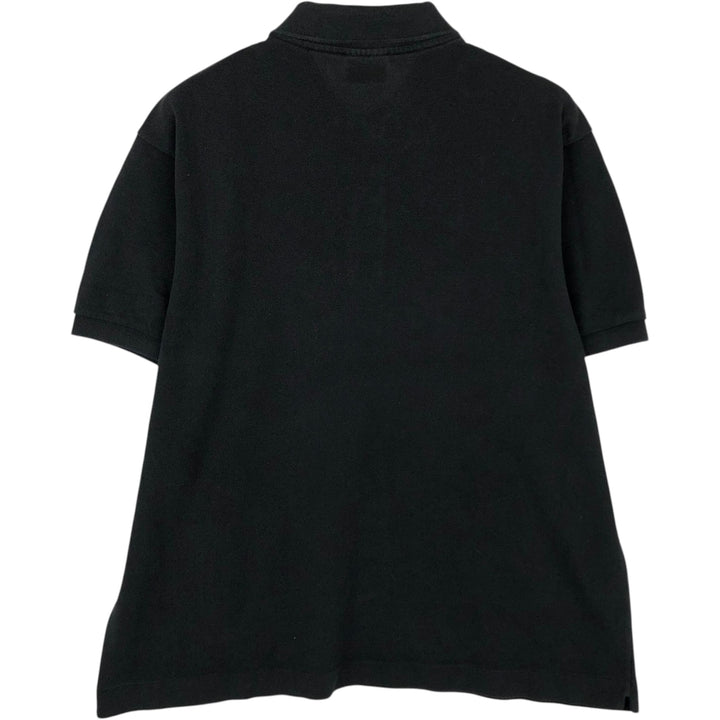 Lacoste LACOSTE short sleeve polo shirt, men's size L cotton black type Vintage Second Hand