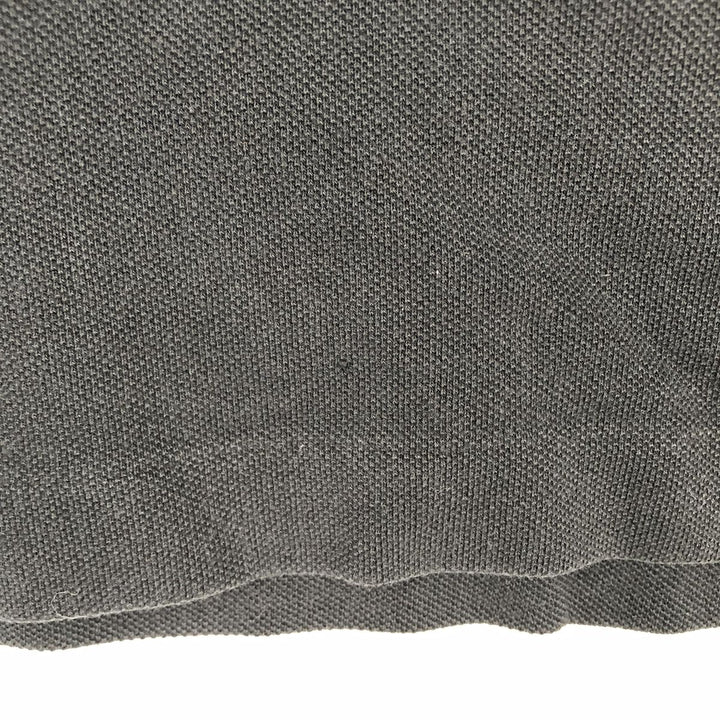 Lacoste LACOSTE short sleeve polo shirt, men's size L cotton black type Vintage Second Hand
