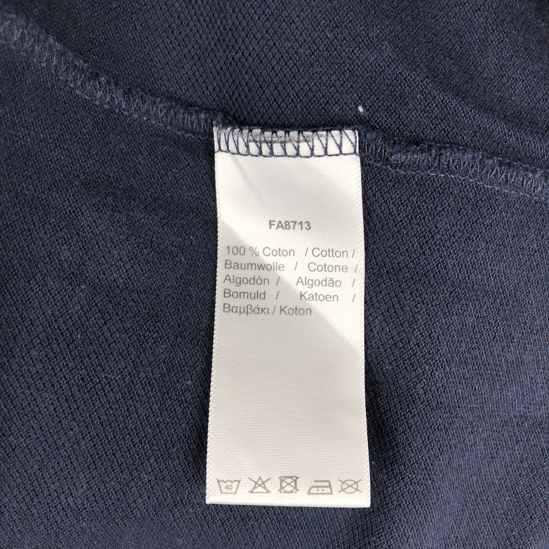 Lacoste LACOSTE French design short sleeve polo shirt size 4, men's M size cotton navy blue type Vintage Second Hand