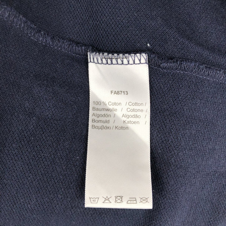 Lacoste LACOSTE French design short sleeve polo shirt size 4, men's M size cotton navy blue type Vintage Second Hand