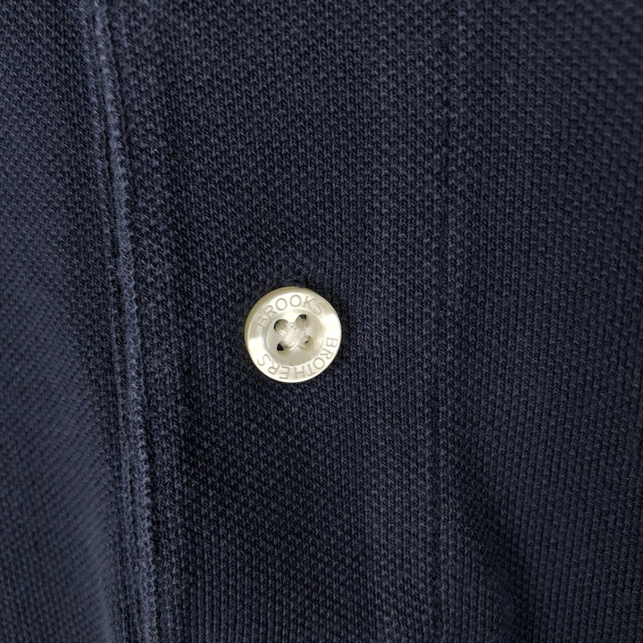 Brooks Brothers Est.1818 short sleeve polo shirt, men's size XL cotton black type Vintage Second Hand