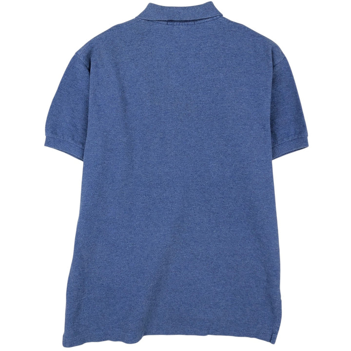 Ralph Lauren POLO by Ralph Lauren short sleeve polo shirt, men's size M cotton Blue type light blue Vintage Second Hand