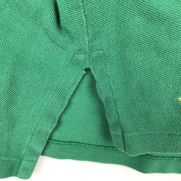 Ralph Lauren POLO by Ralph Lauren CUSTOM FIT all-over print short-sleeved polo shirt, men's size XXL equivalent. cotton green type Vintage Second Hand