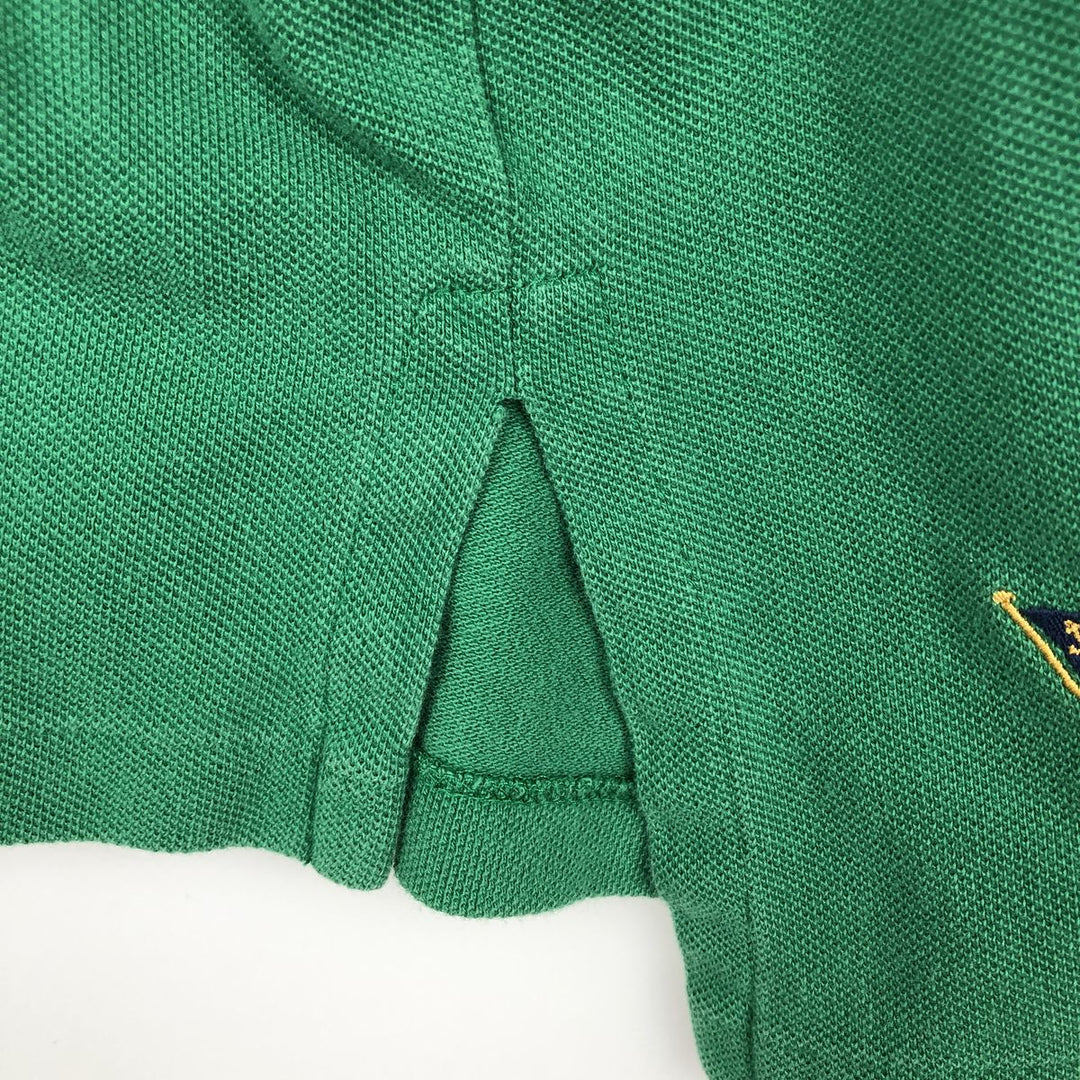 Ralph Lauren POLO by Ralph Lauren CUSTOM FIT all-over print short-sleeved polo shirt, men's size XXL equivalent. cotton green type Vintage Second Hand
