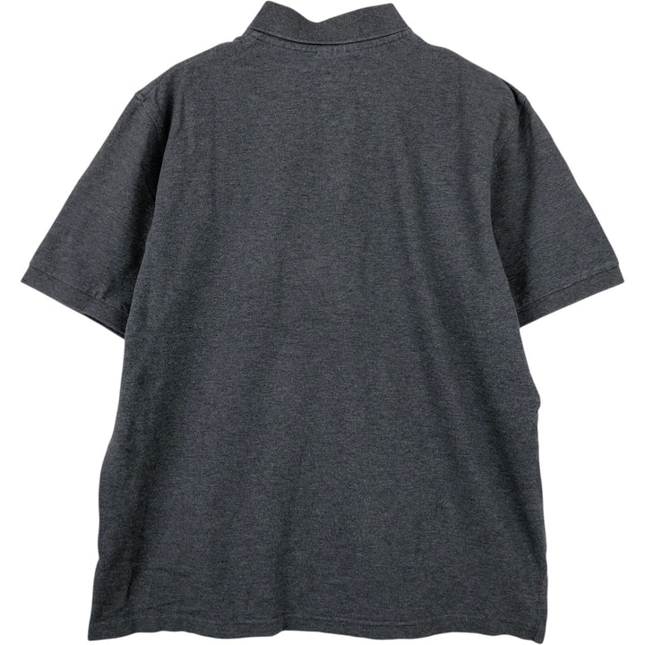Brooks Brothers 346 short sleeve polo shirt, men's size L cotton gray type Vintage Second Hand