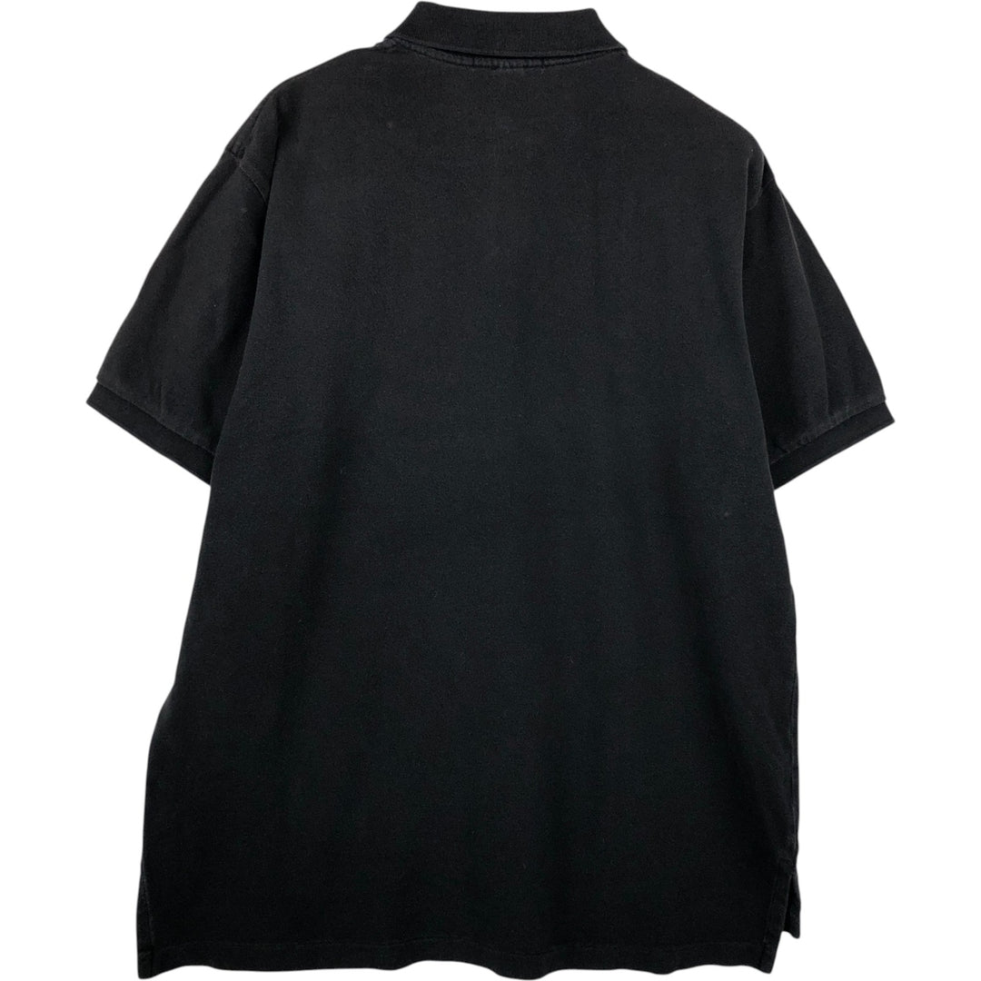 Ralph Lauren POLO by Ralph Lauren short sleeve polo shirt, men's XL size cotton black type Vintage Second Hand