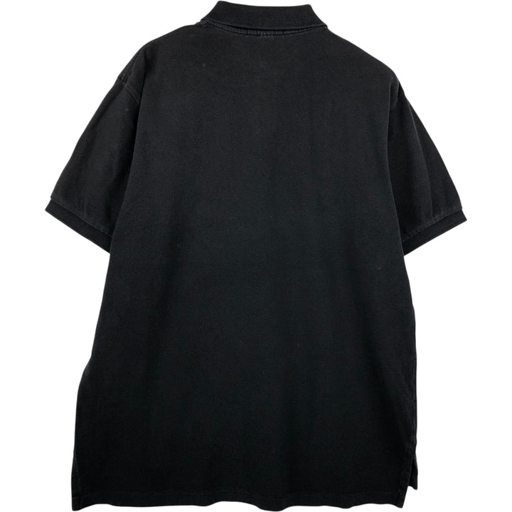 Ralph Lauren POLO by Ralph Lauren short sleeve polo shirt, men's XL size cotton black type Vintage Second Hand