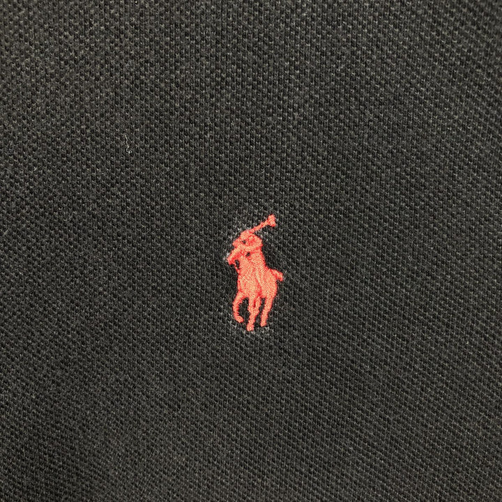 Ralph Lauren POLO by Ralph Lauren short sleeve polo shirt, men's XL size cotton black type Vintage Second Hand
