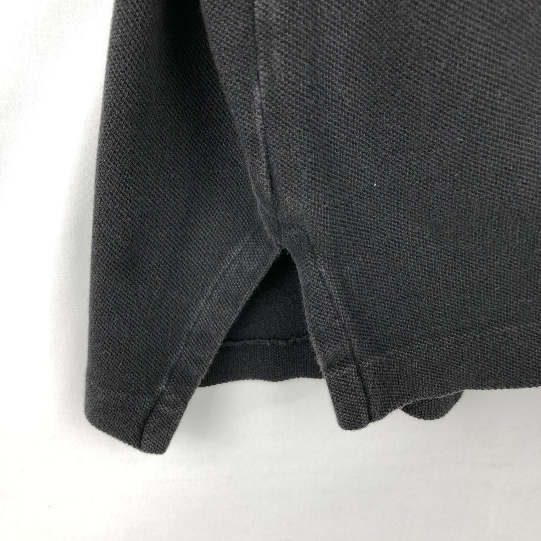 Ralph Lauren POLO by Ralph Lauren short sleeve polo shirt, men's XL size cotton black type Vintage Second Hand