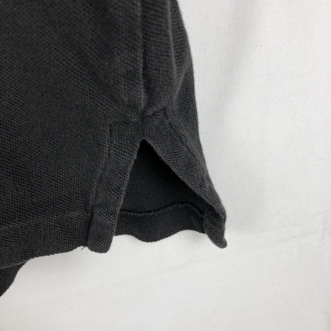 Ralph Lauren POLO by Ralph Lauren short sleeve polo shirt, men's XL size cotton black type Vintage Second Hand