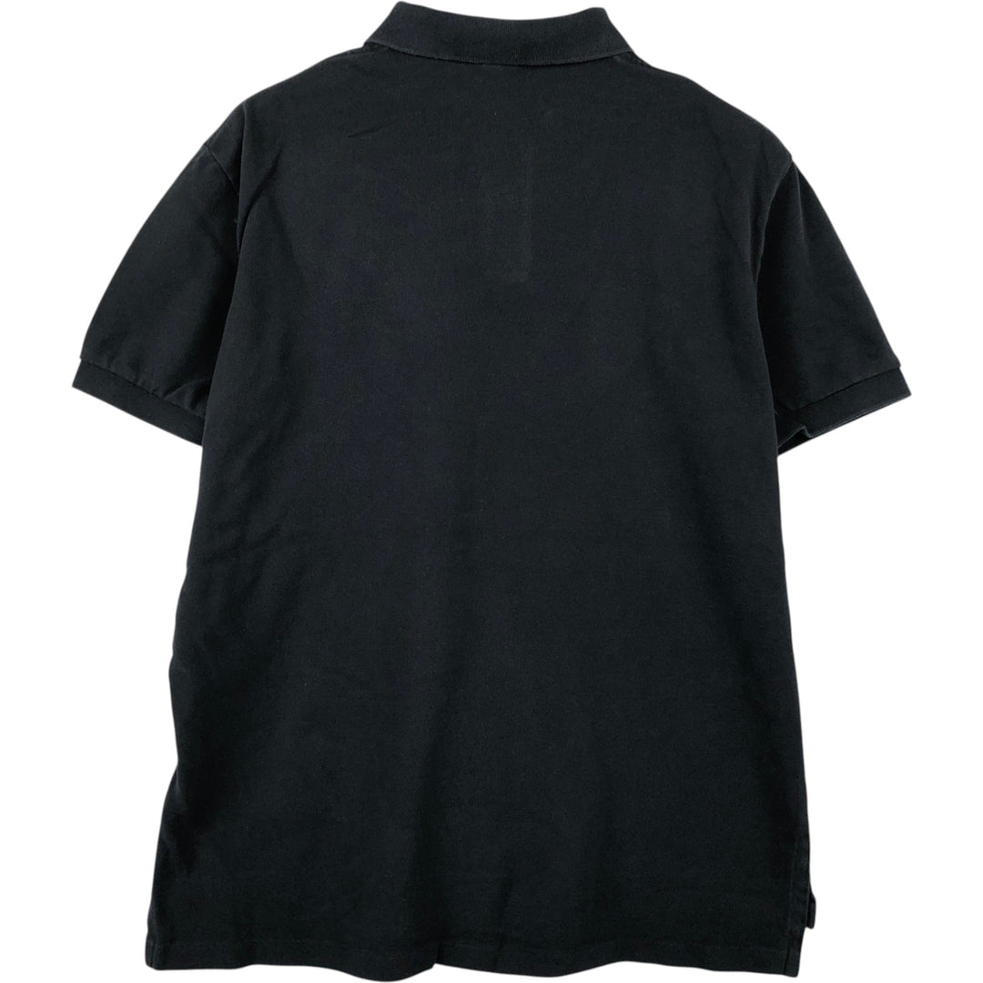 Ralph Lauren POLO by Ralph Lauren short sleeve polo shirt, men's size L cotton black type Vintage Second Hand
