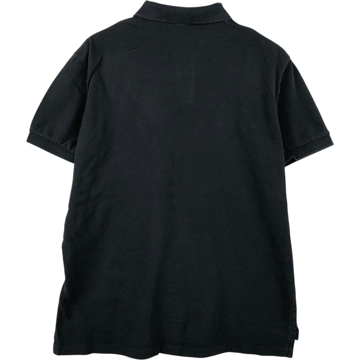 Ralph Lauren POLO by Ralph Lauren short sleeve polo shirt, men's size L cotton black type Vintage Second Hand