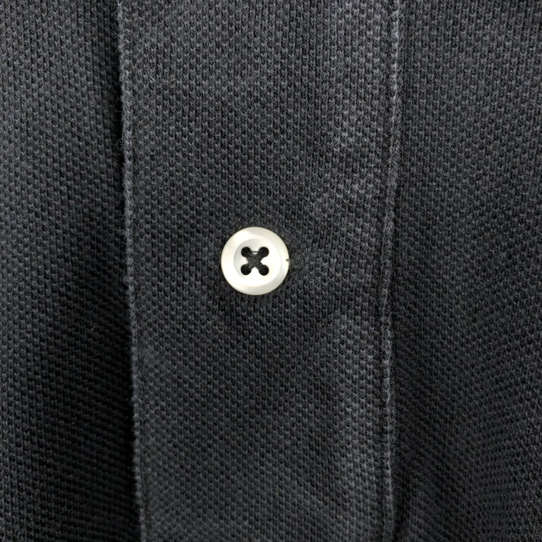 Ralph Lauren POLO by Ralph Lauren short sleeve polo shirt, men's size L cotton black type Vintage Second Hand