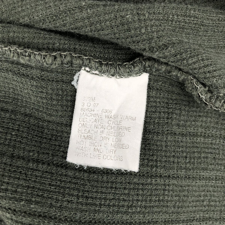 Levi's Half-Zip Short-Sleeve Polo Shirt, Men's Size L (approx.) cotton Green type dark green Vintage Second Hand