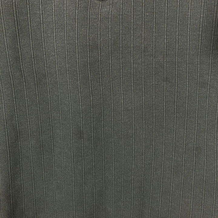 Levi's Half-Zip Short-Sleeve Polo Shirt, Men's Size L (approx.) cotton Green type dark green Vintage Second Hand