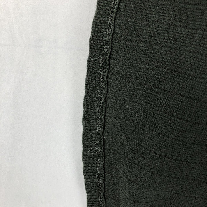 Levi's Half-Zip Short-Sleeve Polo Shirt, Men's Size L (approx.) cotton Green type dark green Vintage Second Hand