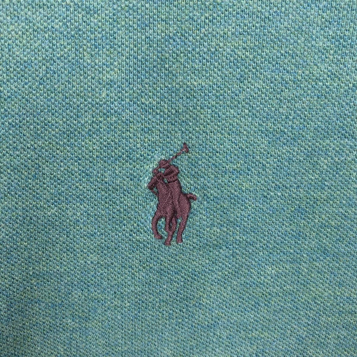 Ralph Lauren POLO by Ralph Lauren CUSTOM FIT short sleeve polo shirt, men's XL size cotton Blue type light blue Vintage Second Hand
