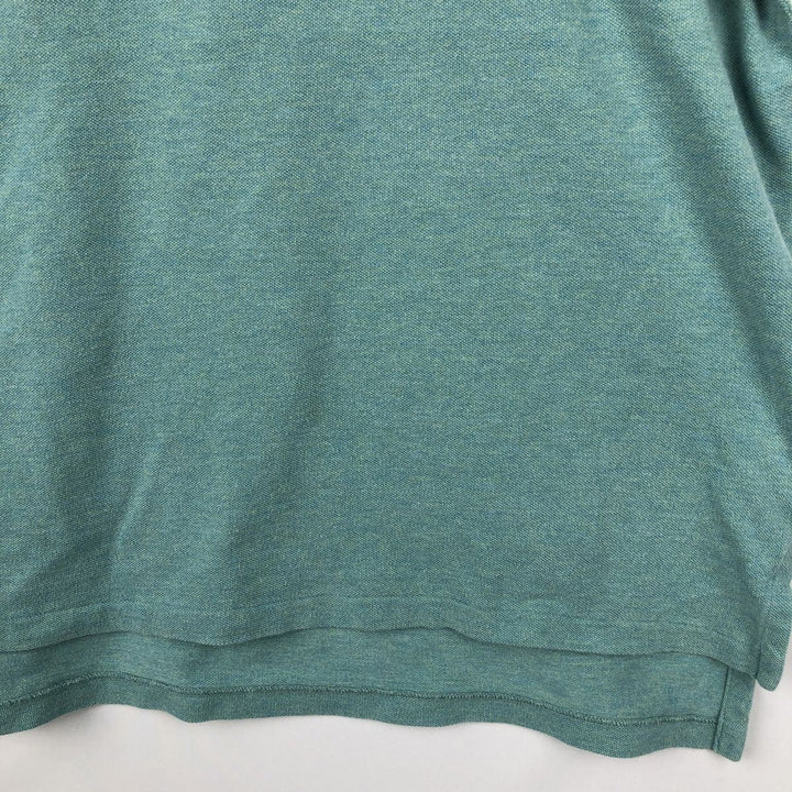 Ralph Lauren POLO by Ralph Lauren CUSTOM FIT short sleeve polo shirt, men's XL size cotton Blue type light blue Vintage Second Hand