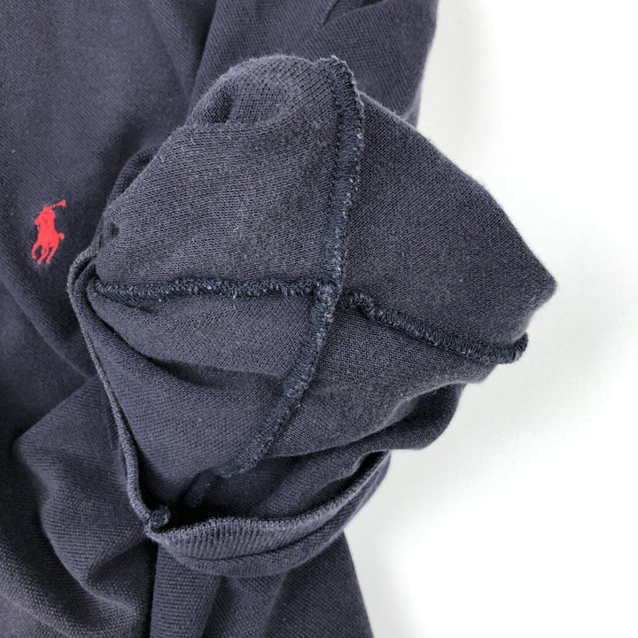Ralph Lauren POLO by Ralph Lauren short sleeve polo shirt, men's XL size cotton navy blue type Vintage Second Hand
