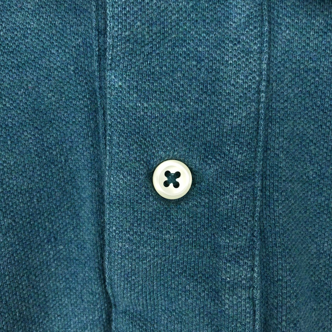Ralph Lauren POLO by Ralph Lauren short sleeve polo shirt, men's XL size cotton Blue type light blue Vintage Second Hand