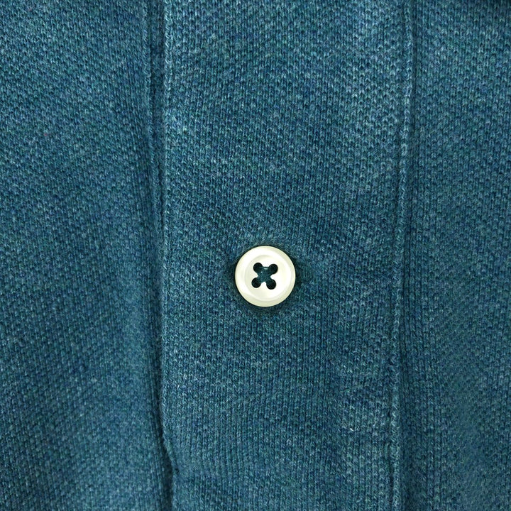 Ralph Lauren POLO by Ralph Lauren short sleeve polo shirt, men's XL size cotton Blue type light blue Vintage Second Hand