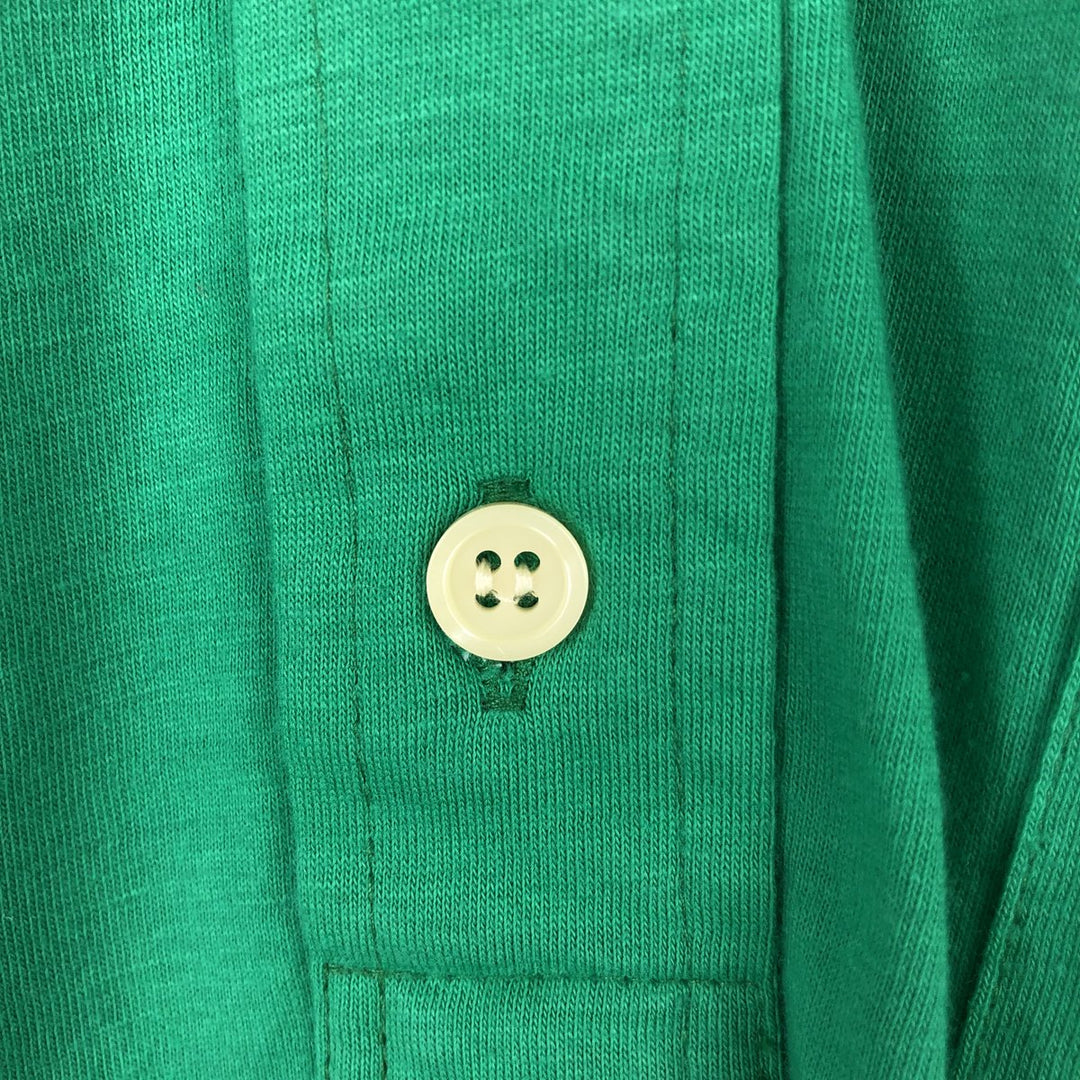 80'S Lacoste IZOD short sleeve polo shirt, men's size M, vintage cotton green type Vintage Second Hand