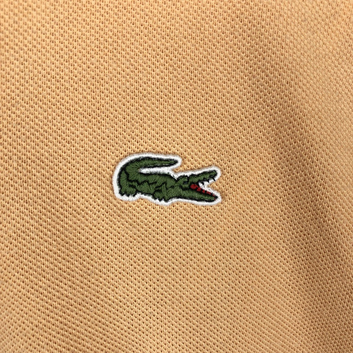 Lacoste LACOSTE French design short sleeve polo shirt No. 7 Men's XXL equivalent cotton orange type Vintage Second Hand
