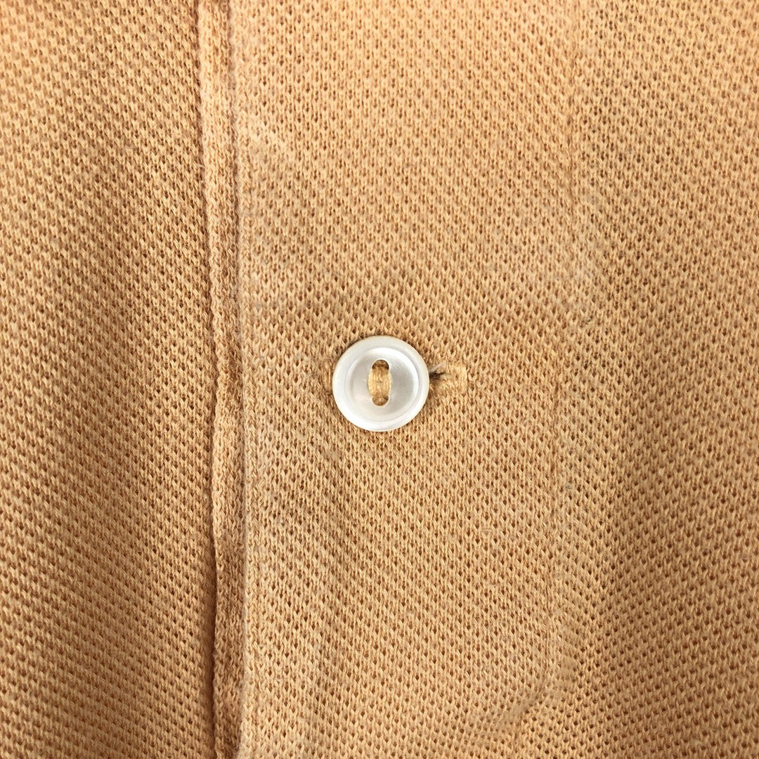 Lacoste LACOSTE French design short sleeve polo shirt No. 7 Men's XXL equivalent cotton orange type Vintage Second Hand