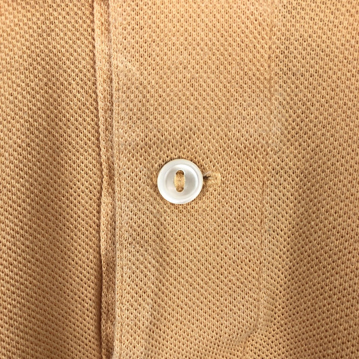 Lacoste LACOSTE French design short sleeve polo shirt No. 7 Men's XXL equivalent cotton orange type Vintage Second Hand
