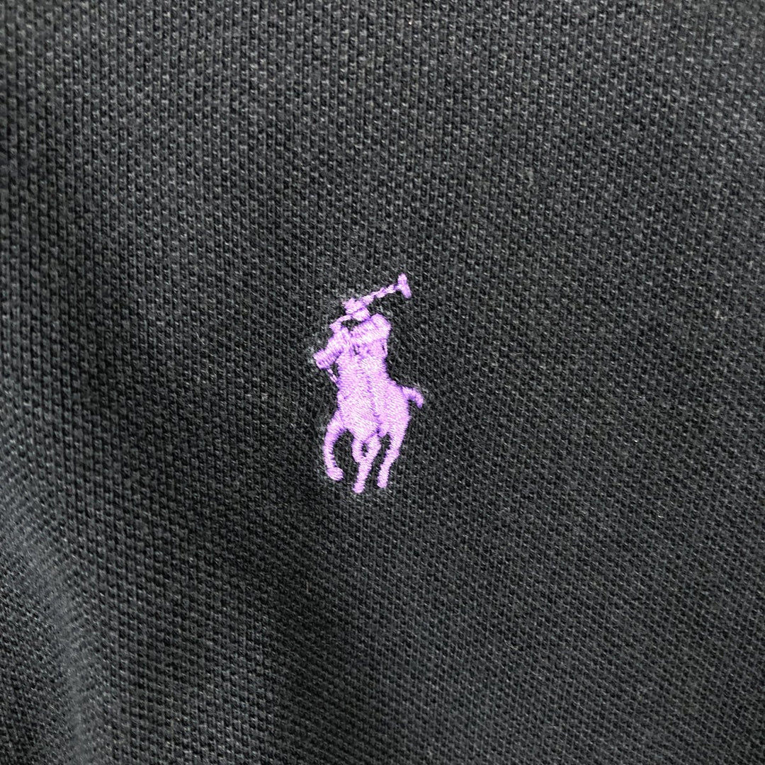Patagonia Organic Cotton Short-Sleeve Polo Shirt, Men's Size XL (approx.) cotton black type Vintage Second Hand
