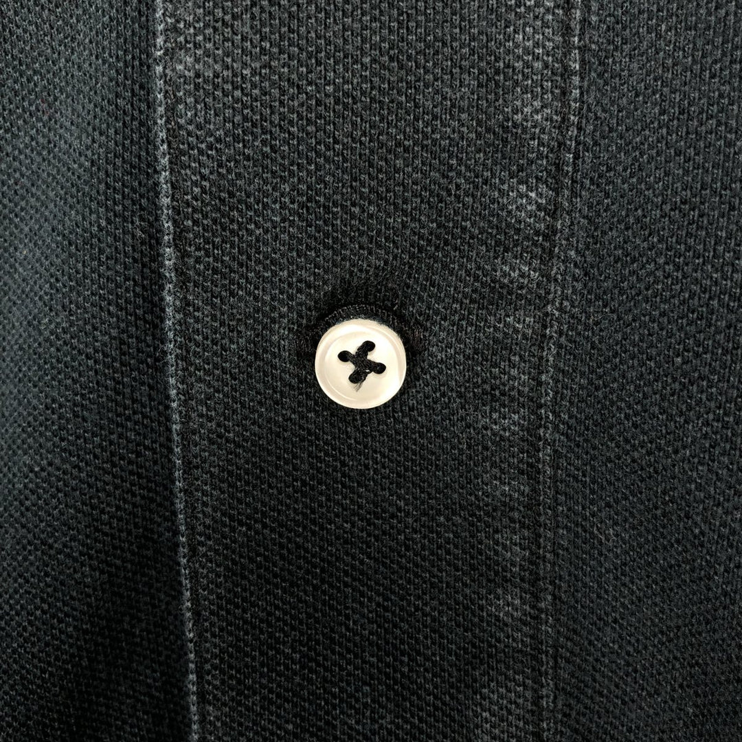 Patagonia Organic Cotton Short-Sleeve Polo Shirt, Men's Size XL (approx.) cotton black type Vintage Second Hand