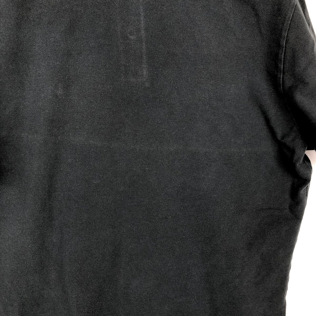 Patagonia Organic Cotton Short-Sleeve Polo Shirt, Men's Size XL (approx.) cotton black type Vintage Second Hand