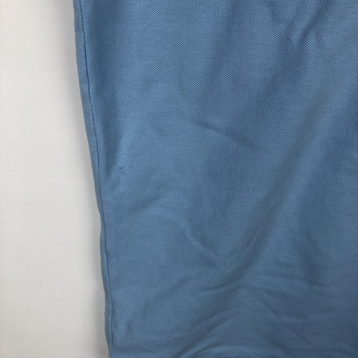 Lacoste LACOSTE French design short sleeve polo shirt No. 7 Men's XXL equivalent cotton Blue type light blue Vintage Second Hand