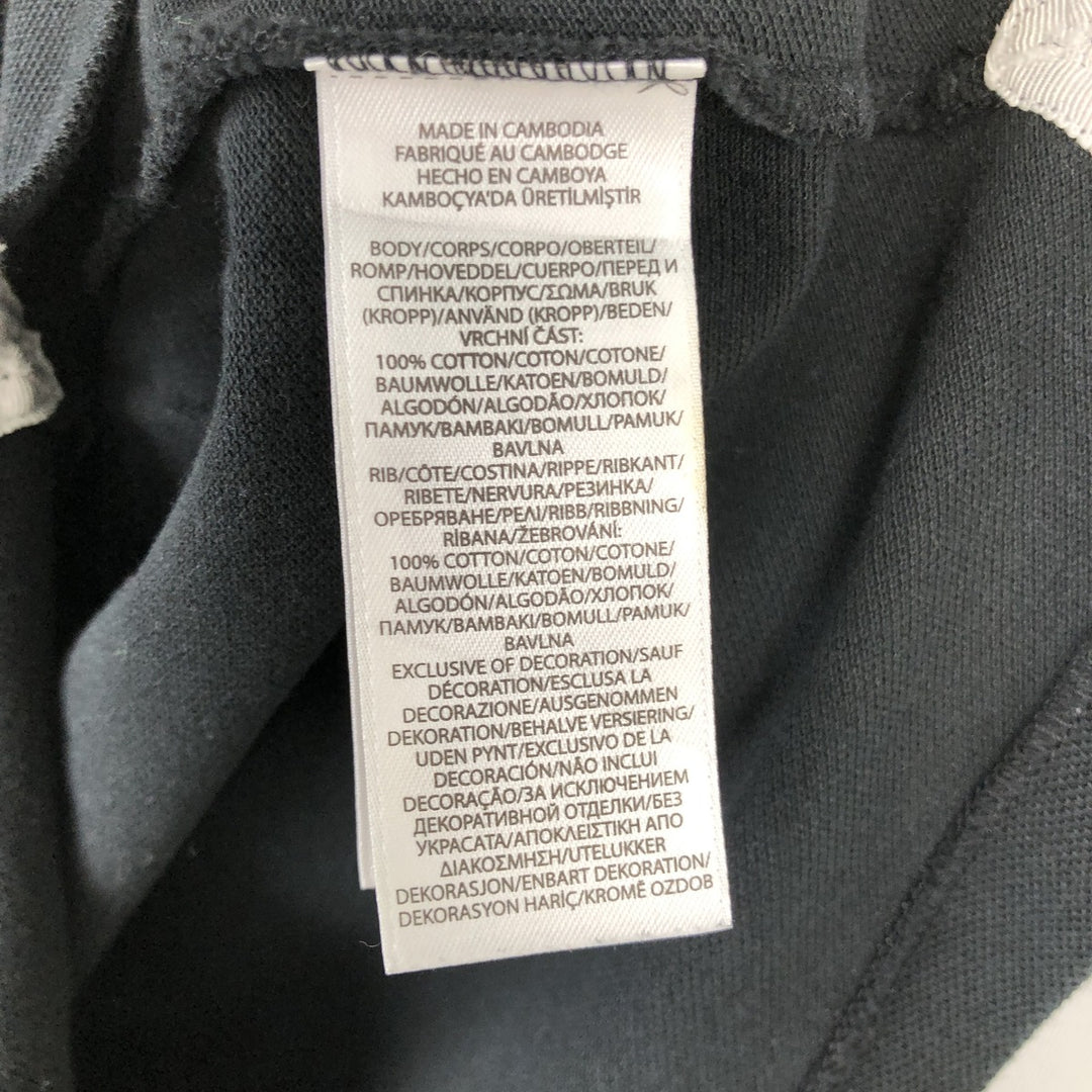 Ralph Lauren POLO RALPH LAUREN CUSTOM SLIM FIT Triple Pony Short-Sleeve Polo Shirt (Men's Size M) cotton black type Vintage Second Hand