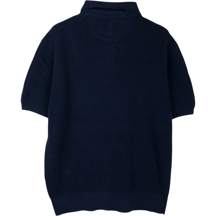 Ralph Lauren RLX Short-Sleeve Polo Shirt, Men's Size L (approx.) cotton navy blue type Vintage Second Hand