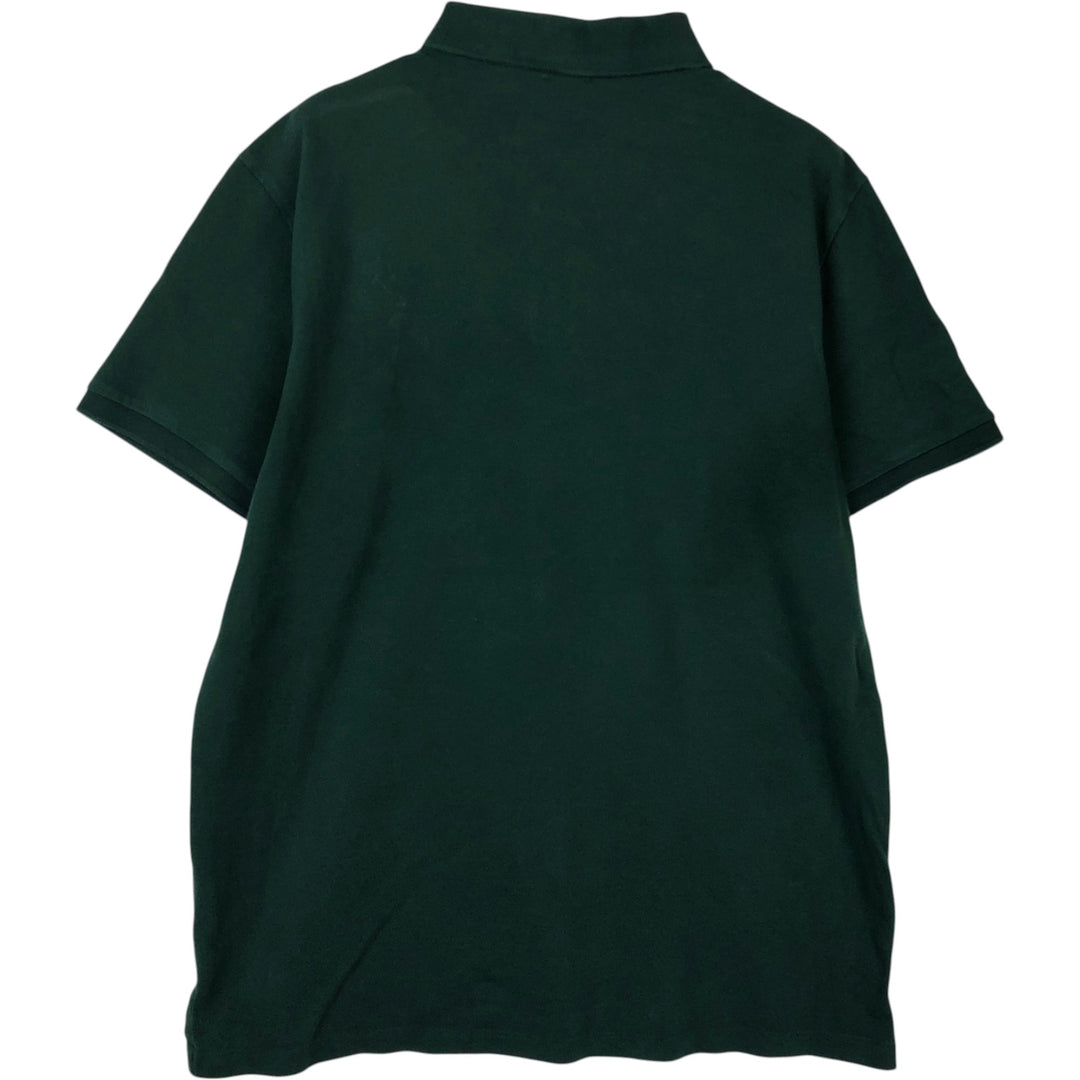 Ralph Lauren POLO RALPH LAUREN CUSTOM SLIM FIT Big Pony Short-Sleeve Polo Shirt (Men's XXL equivalent) cotton green type Vintage Second Hand